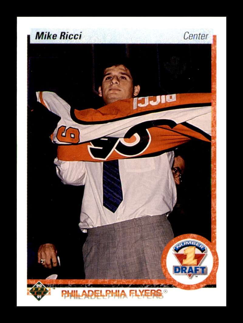 Load image into Gallery viewer, 1990-91 Upper Deck Mike Ricci #355 Rookie RC Image 1
