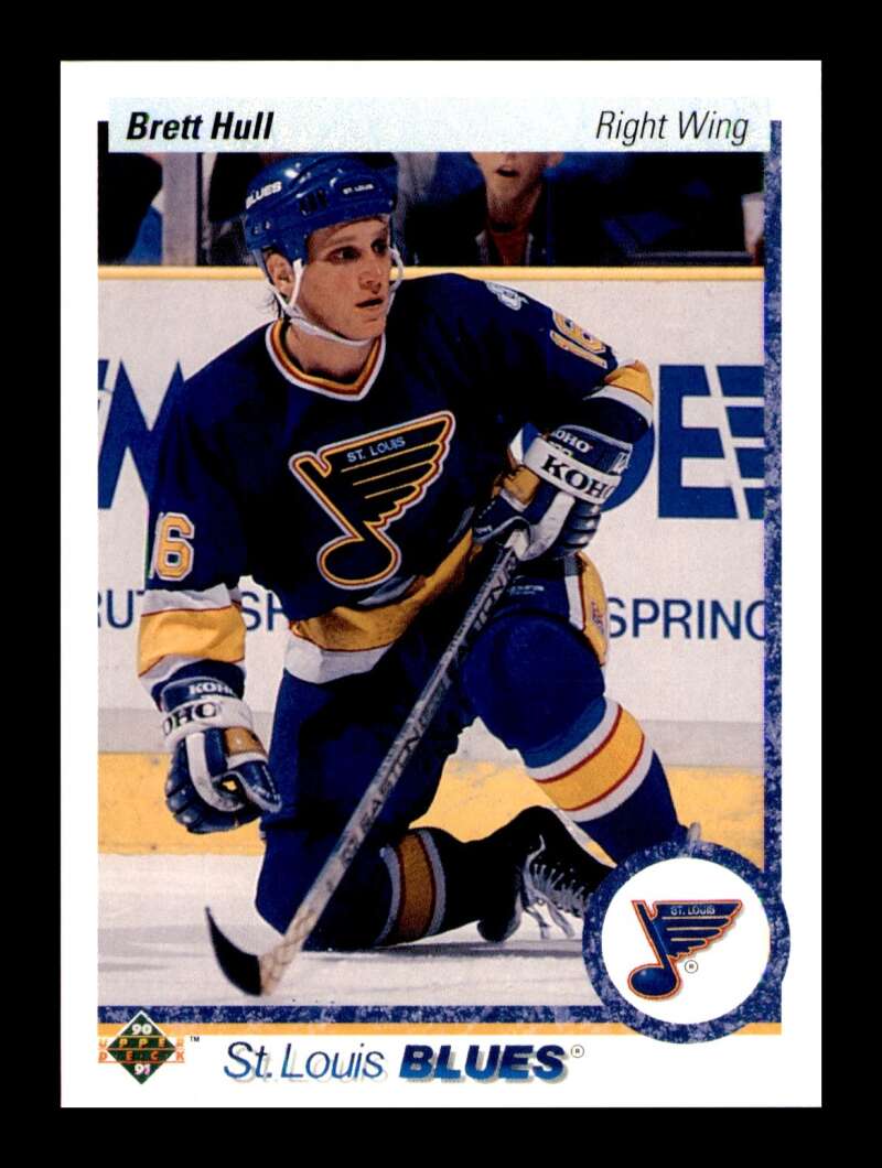 Load image into Gallery viewer, 1990-91 Upper Deck Brett Hull #154 Image 1
