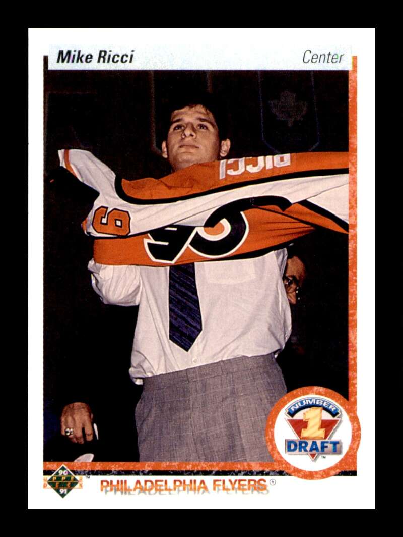 Load image into Gallery viewer, 1990-91 Upper Deck Mike Ricci #355 Rookie RC Image 1
