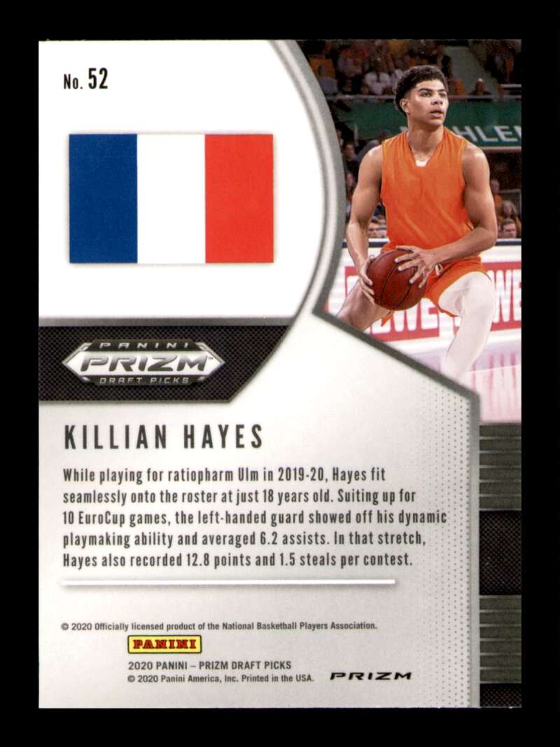 Load image into Gallery viewer, 2020-21 Panini Prizm Draft Green Prizm Killian Hayes #52 Rookie RC SP Image 2
