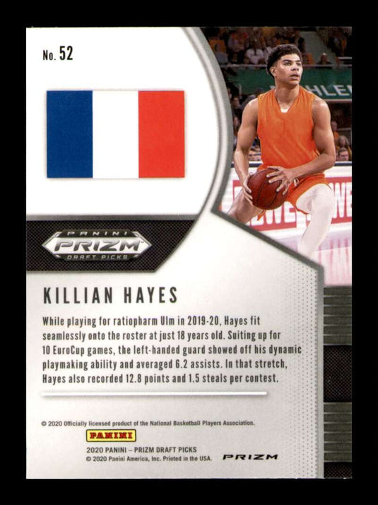 2020-21 Panini Prizm Draft Green Prizm Killian Hayes 