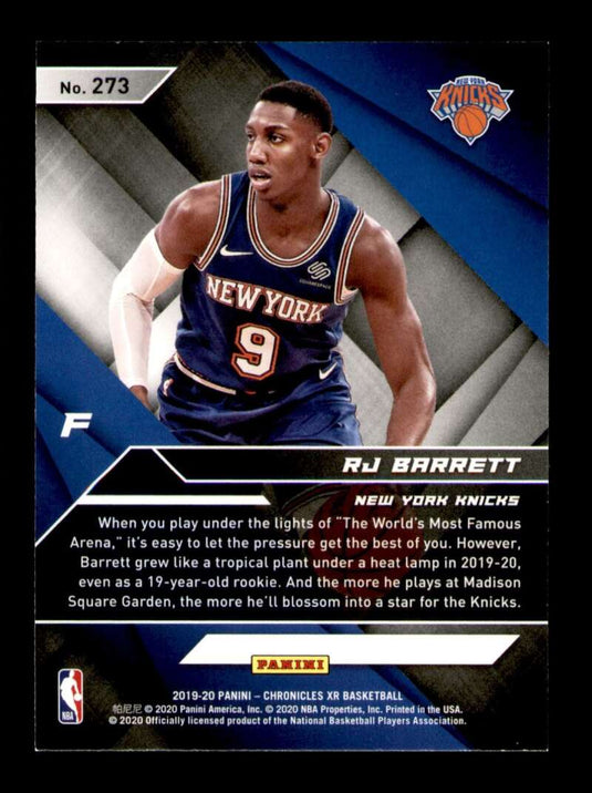 2019-20 Panini Chronicles XR RJ Barrett