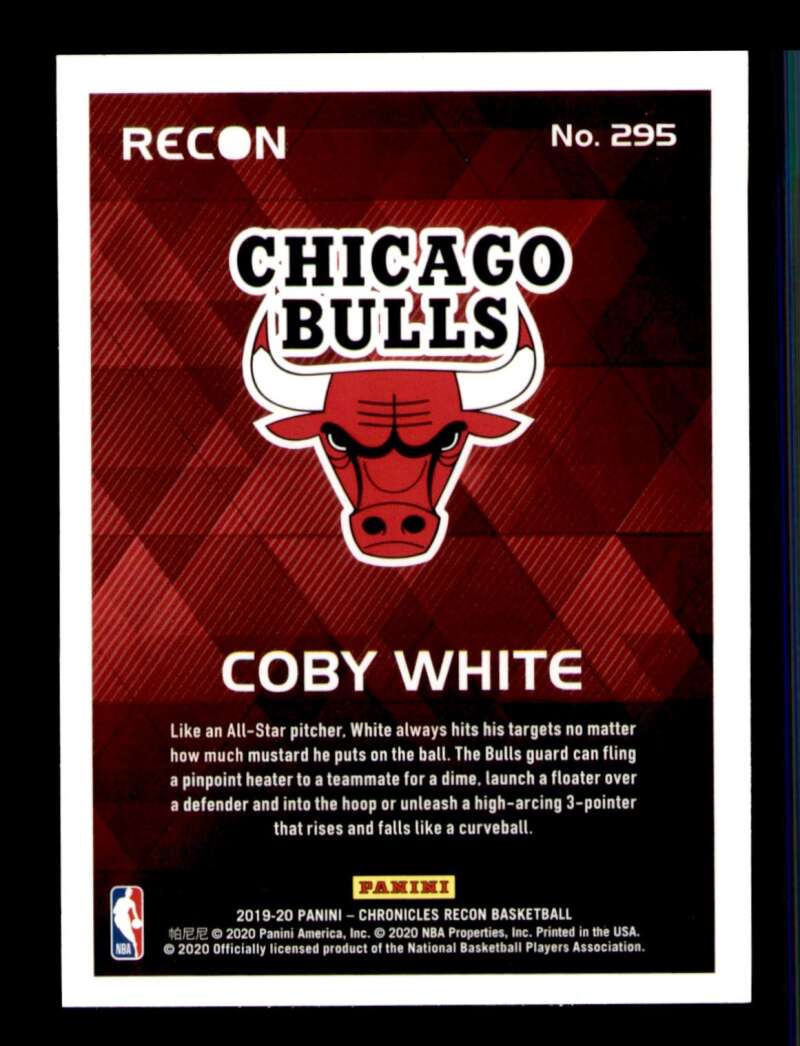 Load image into Gallery viewer, 2019-20 Panini Chronicles Recon Coby White #295 Rookie RC Image 2
