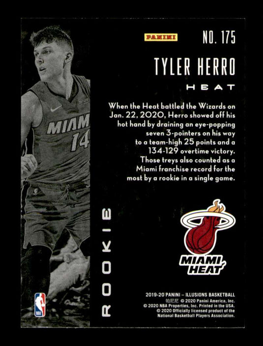 2019-20 Panini Illusions Tyler Herro 