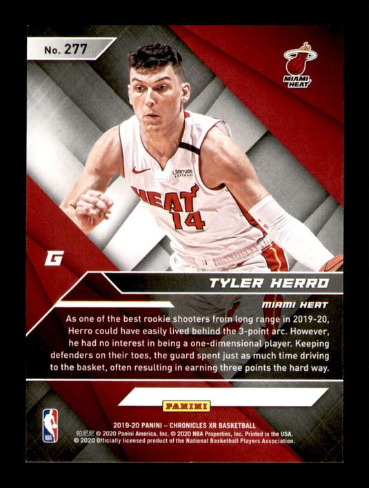 2019-20 Panini Chronicles XR Tyler Herro 