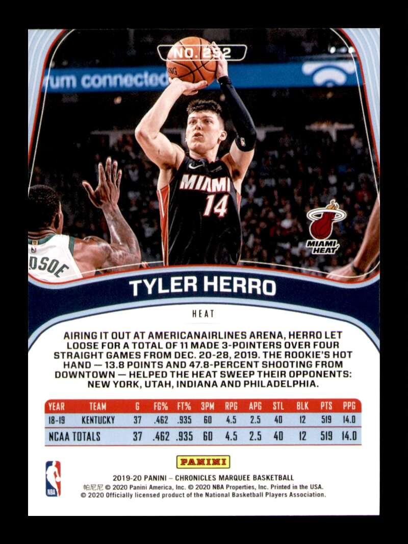 Load image into Gallery viewer, 2019-20 Panini Chronicles Marquee Pink Tyler Herro #252 Rookie RC Image 2
