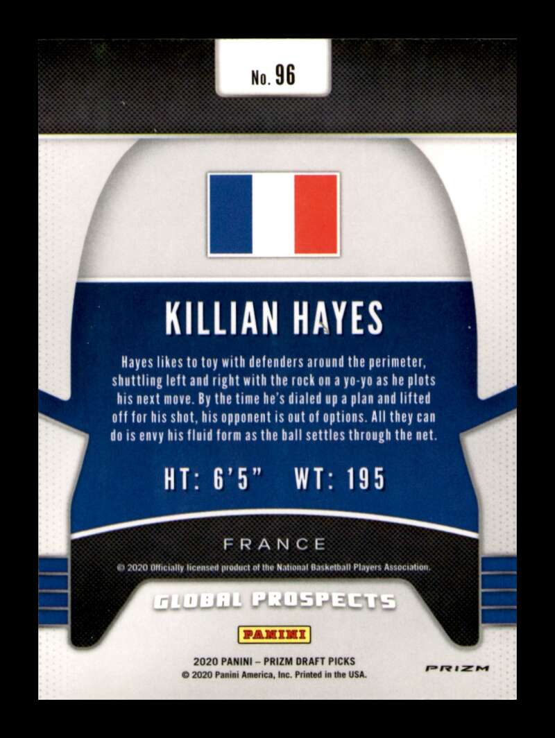 Load image into Gallery viewer, 2020-21 Panini Prizm Draft Red White Blue Prizm Killian Hayes #96 Rookie RC SP Image 2
