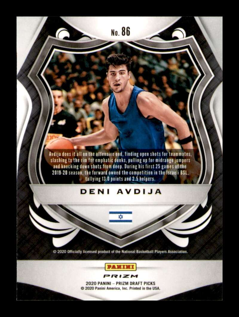 Load image into Gallery viewer, 2020-21 Panini Prizm Draft Green Prizm Deni Avdija #86 Rookie RC SP Image 2
