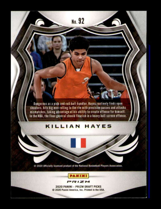 2020-21 Panini Prizm Draft Green Prizm Killian Hayes