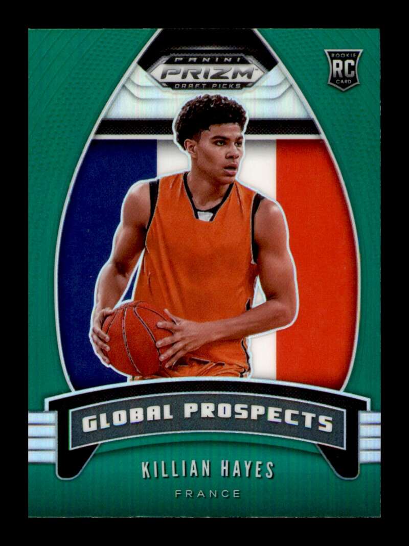 Load image into Gallery viewer, 2020-21 Panini Prizm Draft Green Prizm Killian Hayes #96 Rookie RC SP  Image 1
