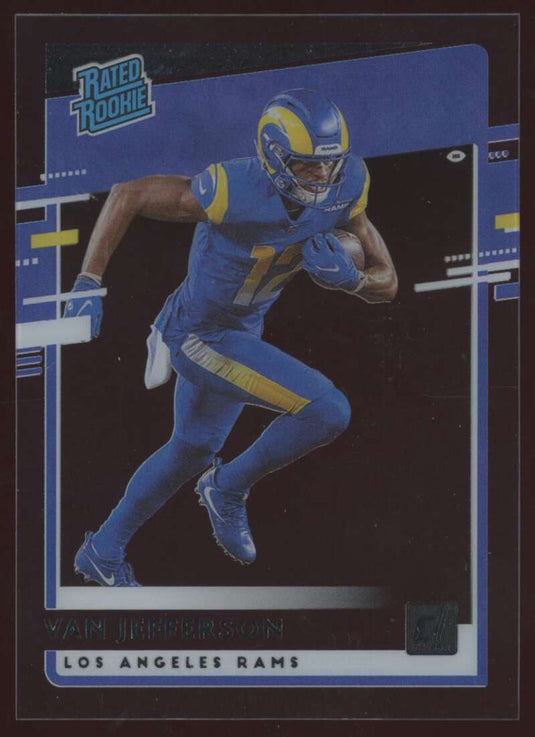 2020 Panini Chronicles Clearly Donruss Van Jefferson 