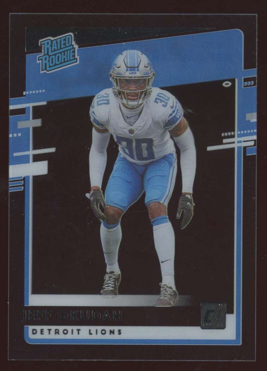 2020 Panini Chronicles Clearly Donruss Jeff Okudah