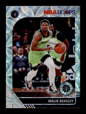 2019-20 Panini Hoops Premium Stock Silver Scope Prizm Malik Beasley 