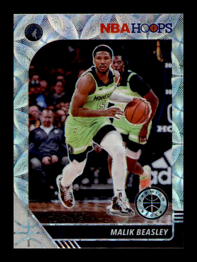 Load image into Gallery viewer, 2019-20 Panini Hoops Premium Stock Silver Scope Prizm Malik Beasley #49 Short Pr Image 1
