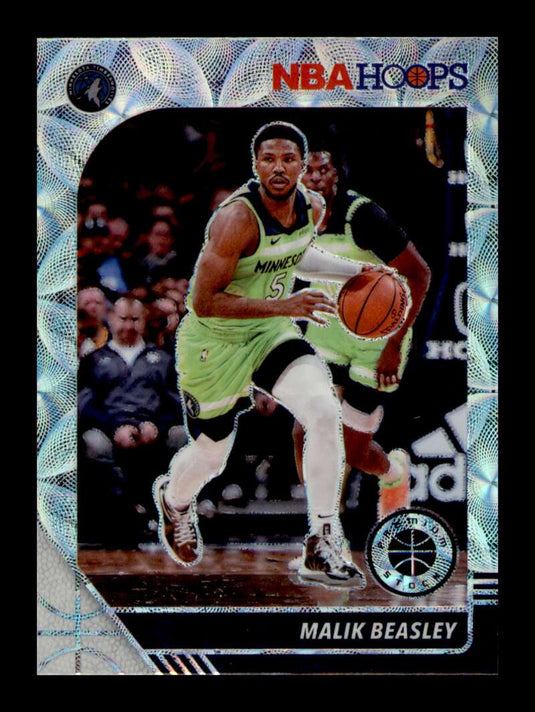 2019-20 Panini Hoops Premium Stock Silver Scope Prizm Malik Beasley