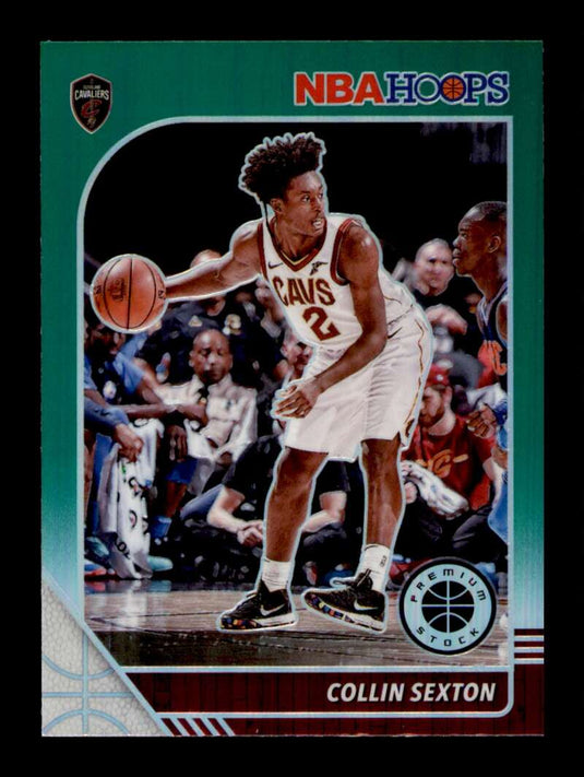 2019-20 Panini Hoops Premium Stock Green Prizm Collin Sexton