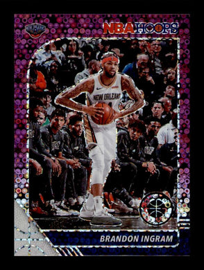 2019-20 Panini Hoops Premium Stock Purple Disco Prizm Brandon Ingram 