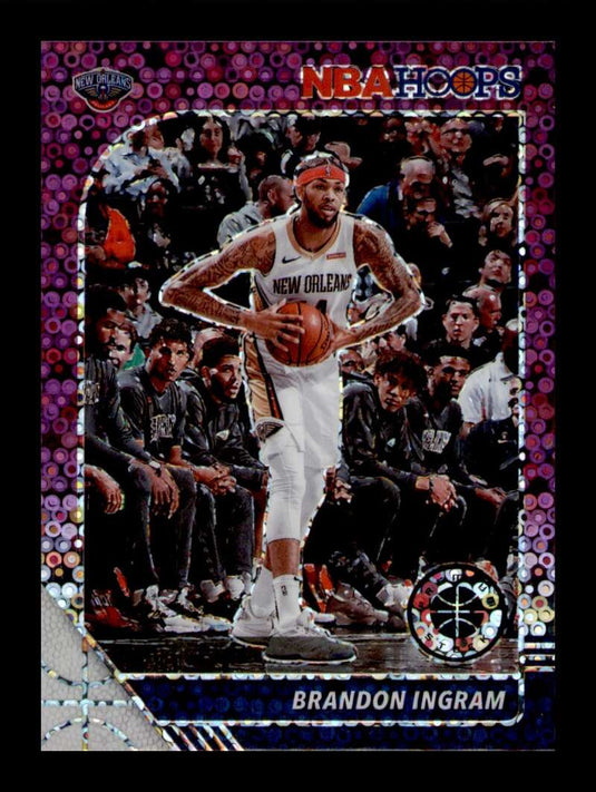 2019-20 Panini Hoops Premium Stock Purple Disco Prizm Brandon Ingram