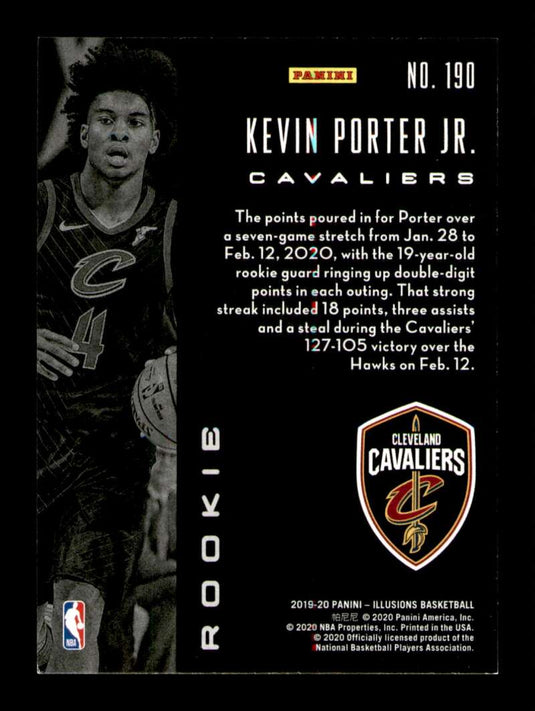 2019-20 Panini Illusions Kevin Porter Jr.