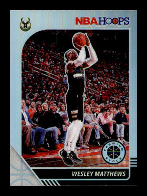 2019-20 Panini Hoops Premium Stock Silver Prizm Wesley Matthews 