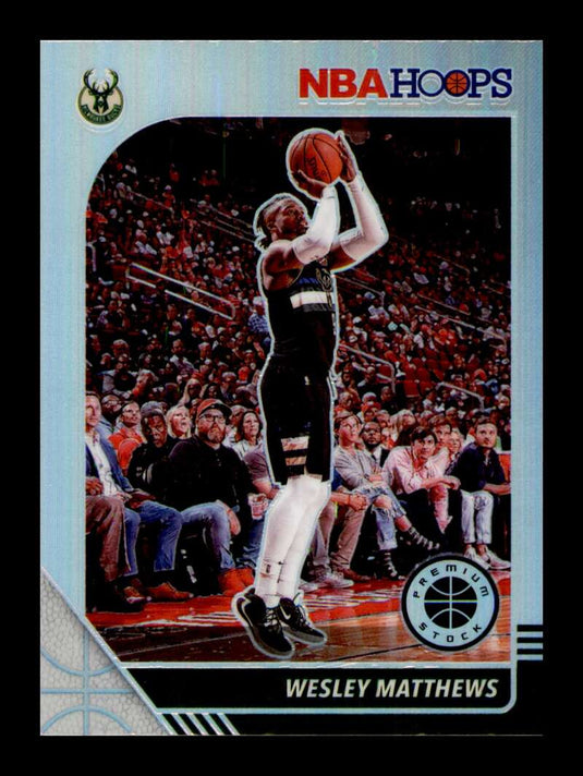 2019-20 Panini Hoops Premium Stock Silver Prizm Wesley Matthews