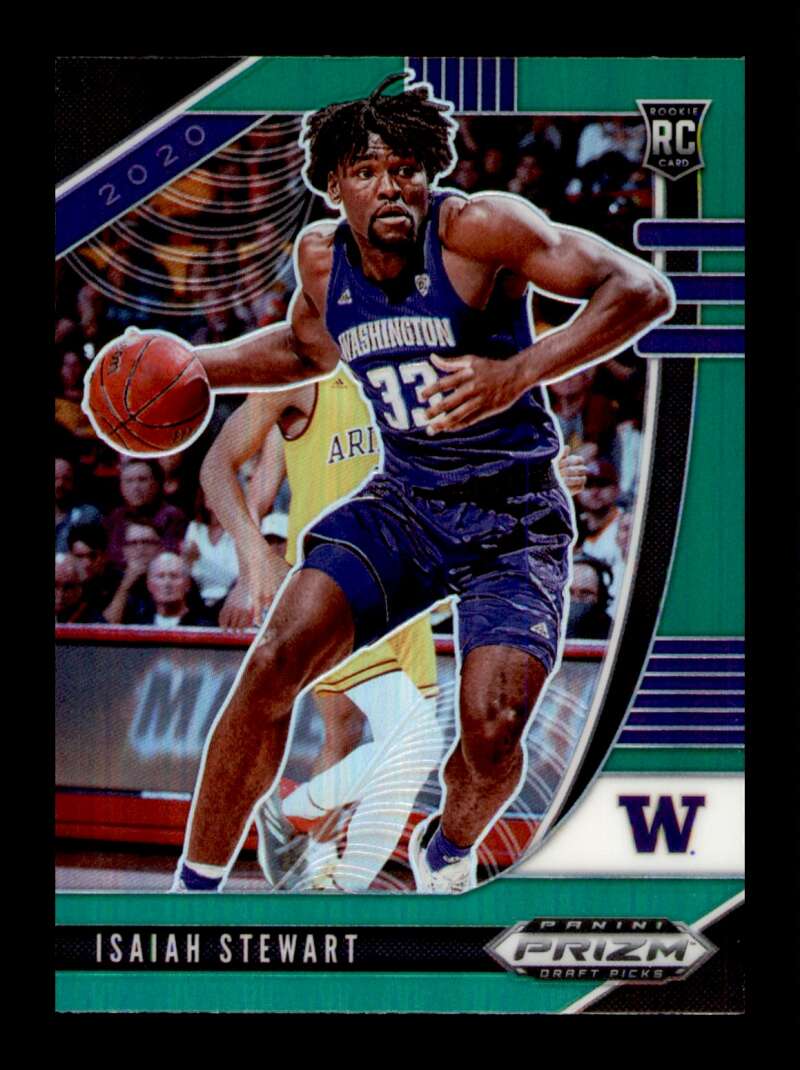 Load image into Gallery viewer, 2020-21 Panini Prizm Draft Green Prizm Isaiah Stewart #66 Rookie RC Image 1
