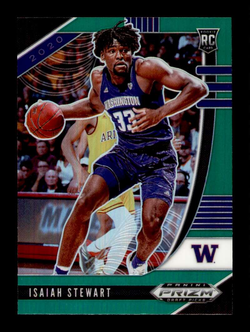 Load image into Gallery viewer, 2020-21 Panini Prizm Draft Green Prizm Isaiah Stewart #66 Rookie RC Image 1
