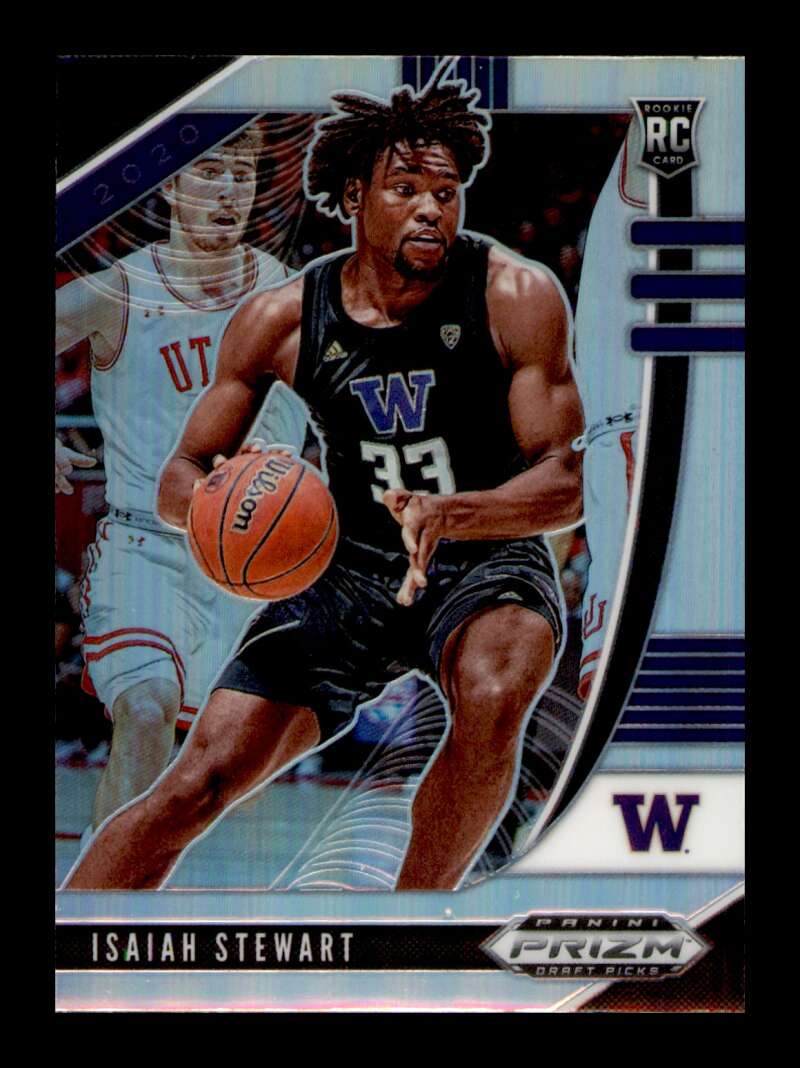 Load image into Gallery viewer, 2020-21 Panini Prizm Draft Silver Prizm Isaiah Stewart #26 Rookie RC Image 1
