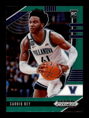 2020-21 Panini Prizm Draft Green Prizm Saddiq Bey 