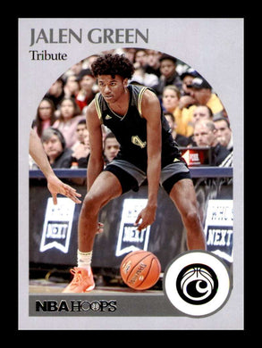 2021-22 Panini Chronicles Draft Tribute Jalen Green 