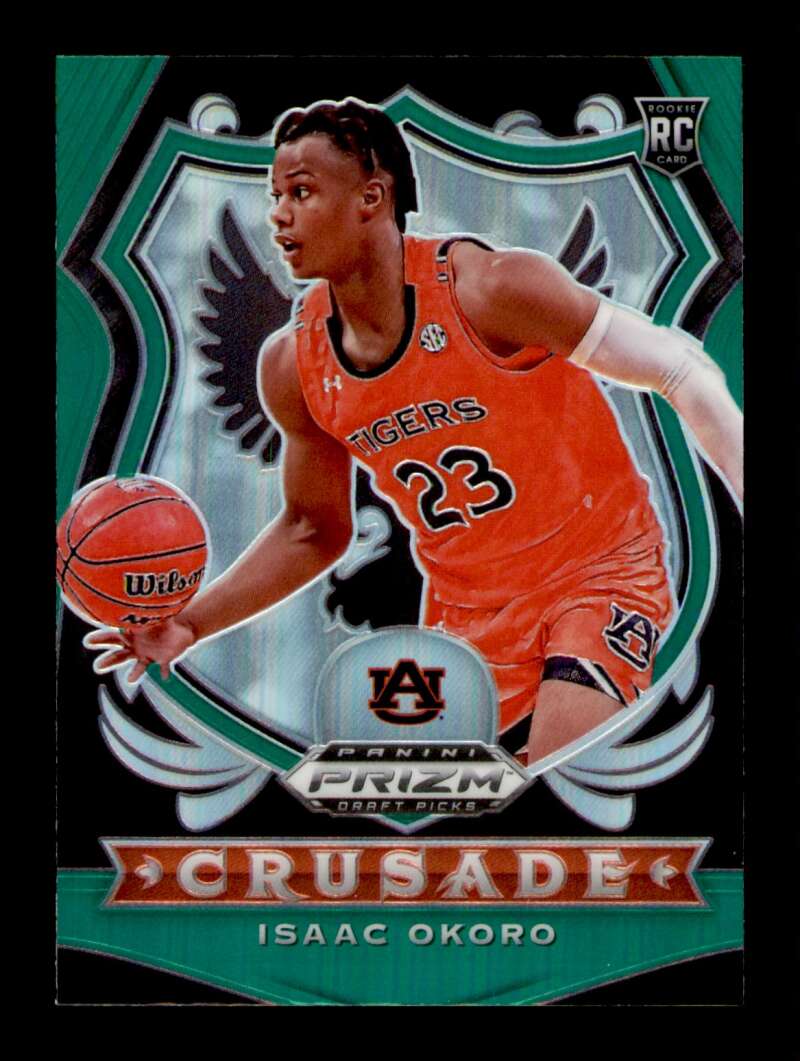 Load image into Gallery viewer, 2020-21 Panini Prizm Draft Green Prizm Isaac Okoro #84 Rookie RC Image 1
