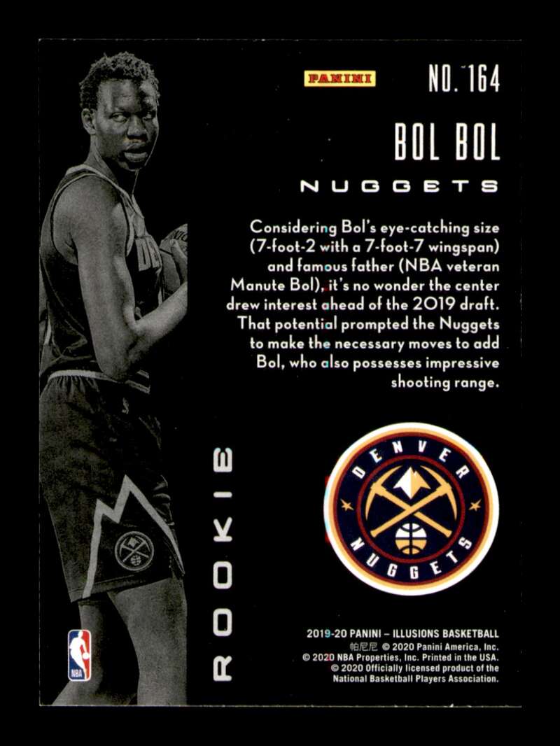 Load image into Gallery viewer, 2019-20 Panini Illusions Bol Bol #164 Rookie RC Image 2
