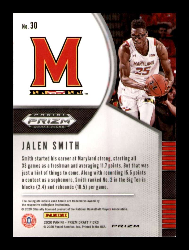 Load image into Gallery viewer, 2020-21 Panini Prizm Draft Green Prizm Jalen Smith #30 Rookie RC Image 2
