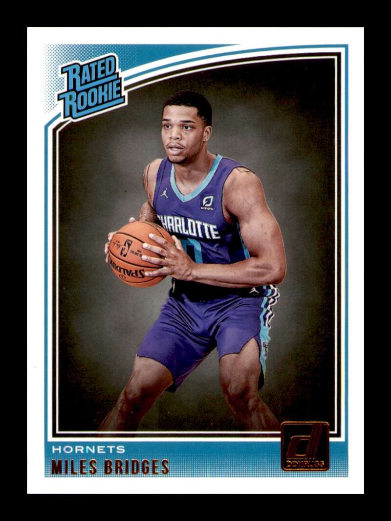 Load image into Gallery viewer, 2018-19 Donruss Miles Bridges #172 Rookie RC Image 1
