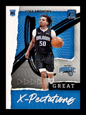 2020-21 Donruss Great X-Pectations Cole Anthony 