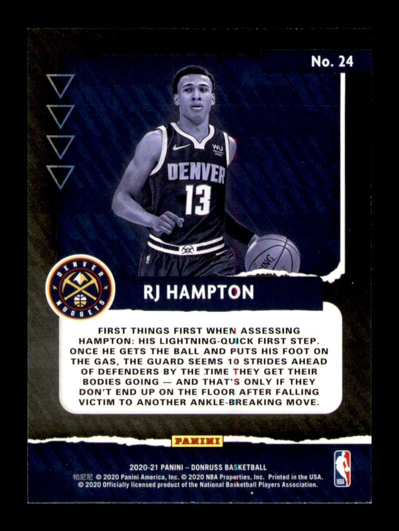 Load image into Gallery viewer, 2020-21 Donruss Great X-Pectations RJ Hampton #24 Rookie RC Image 2
