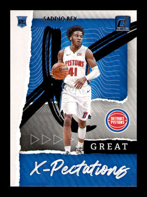 2020-21 Donruss Great X-Pectations Saddiq Bey 