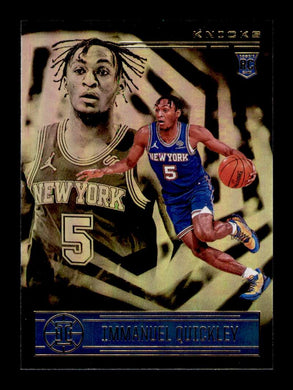 2020-21 Panini Illusions Immanuel Quickley 