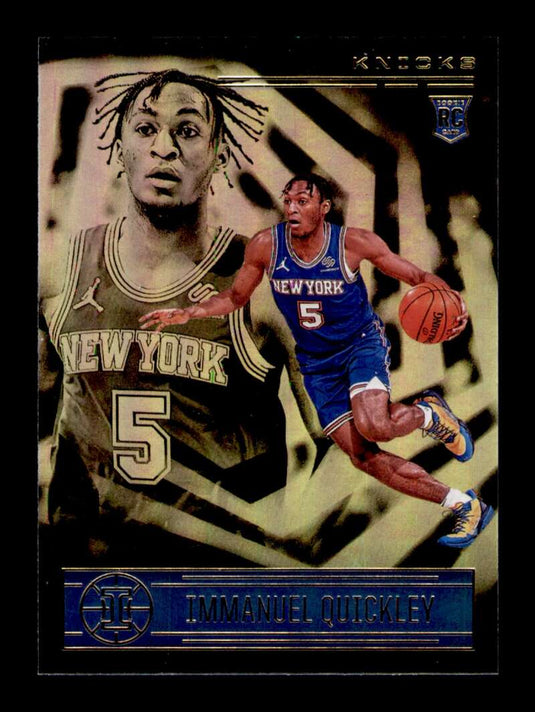 2020-21 Panini Illusions Immanuel Quickley 