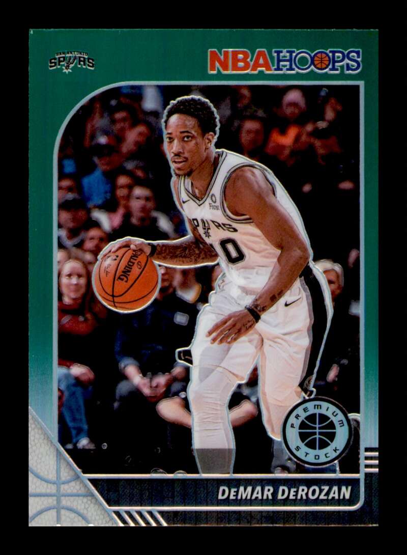 Load image into Gallery viewer, 2019-20 Panini Hoops Premium Stock Green Prizm DeMar DeRozan #172 Image 1
