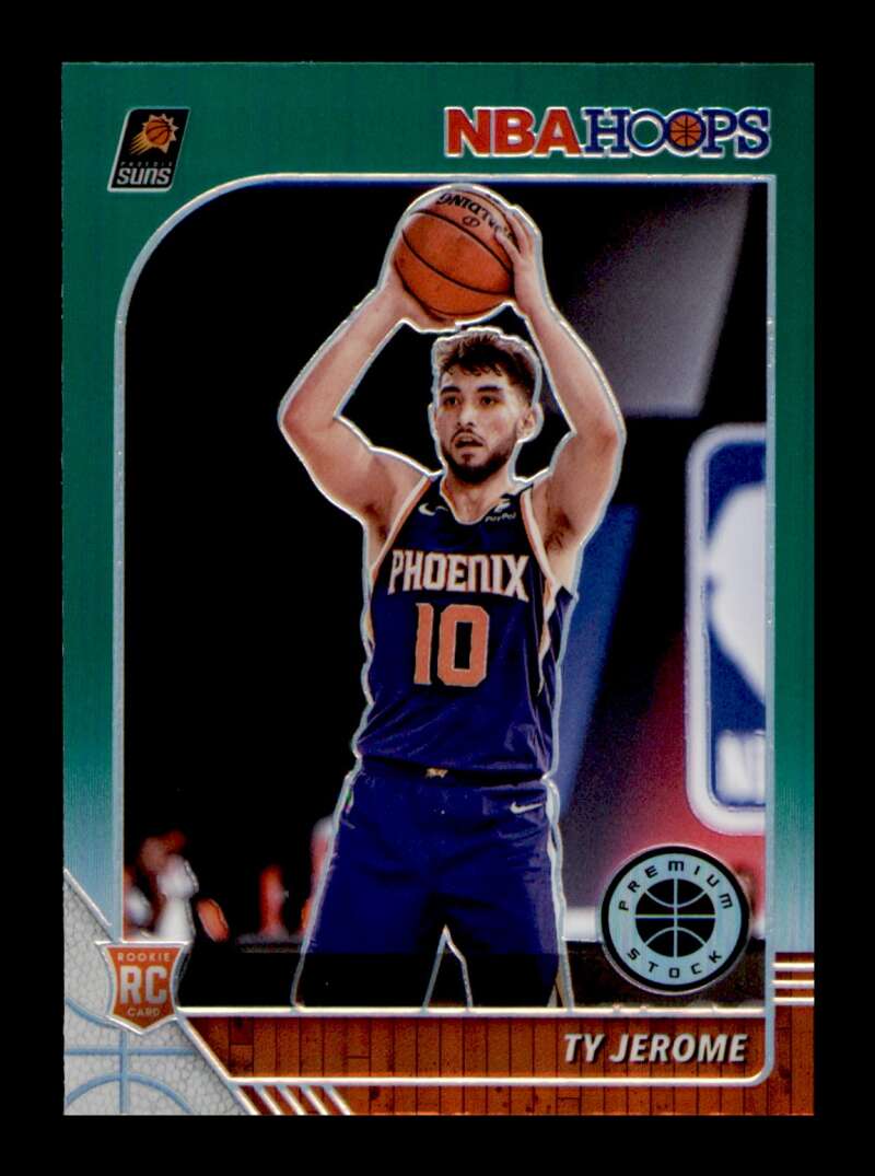 Load image into Gallery viewer, 2019-20 Panini Hoops Premium Stock Green Prizm Ty Jerome #219 Rookie RC Image 1
