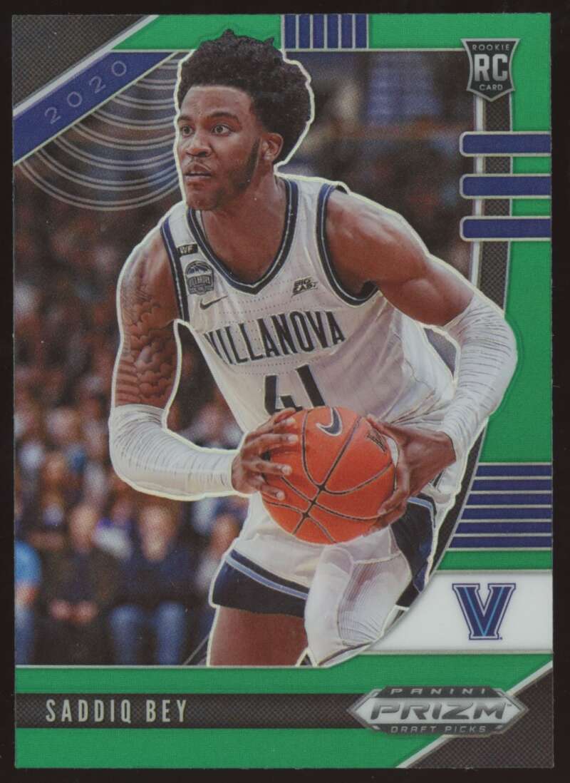 Load image into Gallery viewer, 2020-21 Panini Prizm Draft Green Prizm Saddiq Bey #19 Rookie RC Image 1
