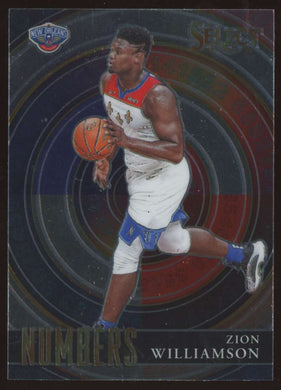 2020-21 Panini Select Numbers Zion Williamson 