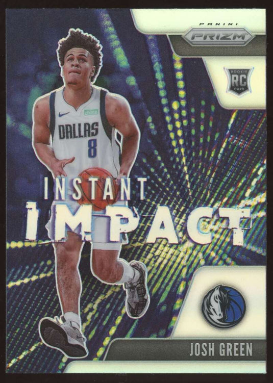 2020-21 Panini Prizm Instant Impact Silver Prizm Josh Green 