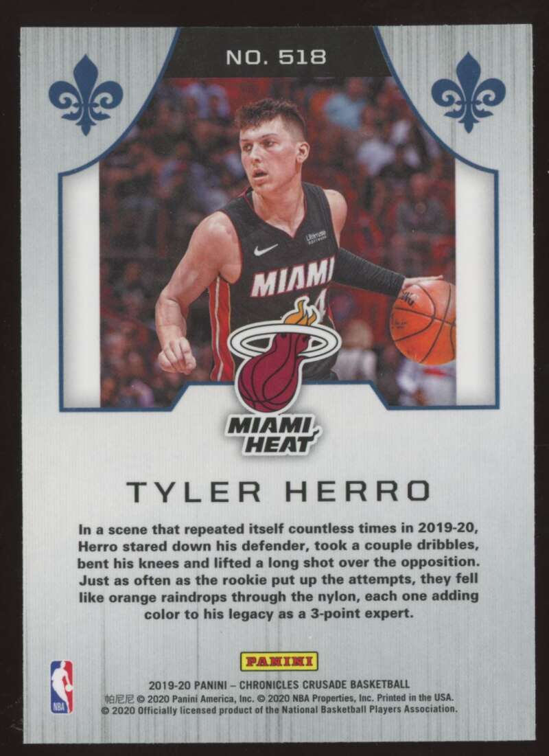 Load image into Gallery viewer, 2019-20 Panini Chronicles Crusade Tyler Herro #518 Rookie RC Image 2
