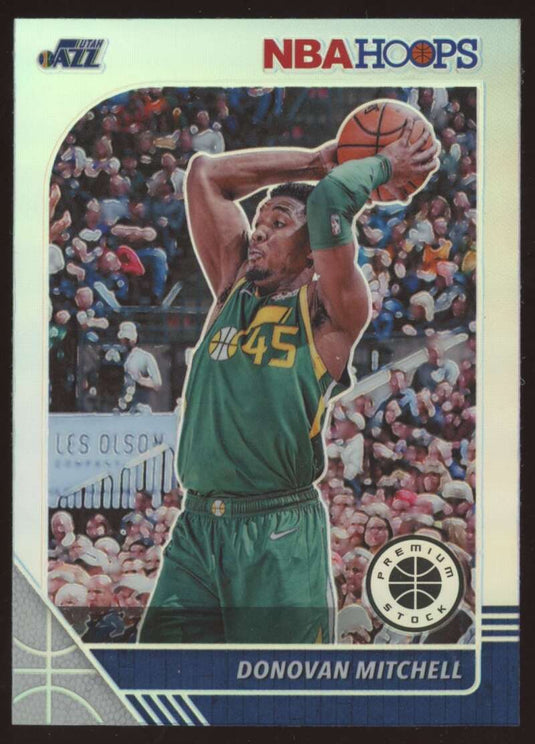 2019-20 Panini Hoops Premium Stock Silver Prizm Donovan Mitchell