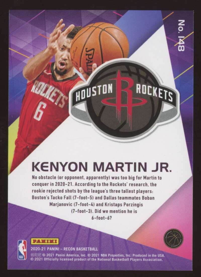 Load image into Gallery viewer, 2020-21 Panini Recon Kenyon Martin Jr. #148 Rookie RC Image 2
