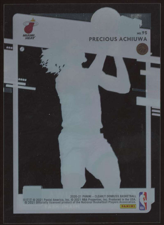 2020-21 Clearly Donruss Precious Achiuwa