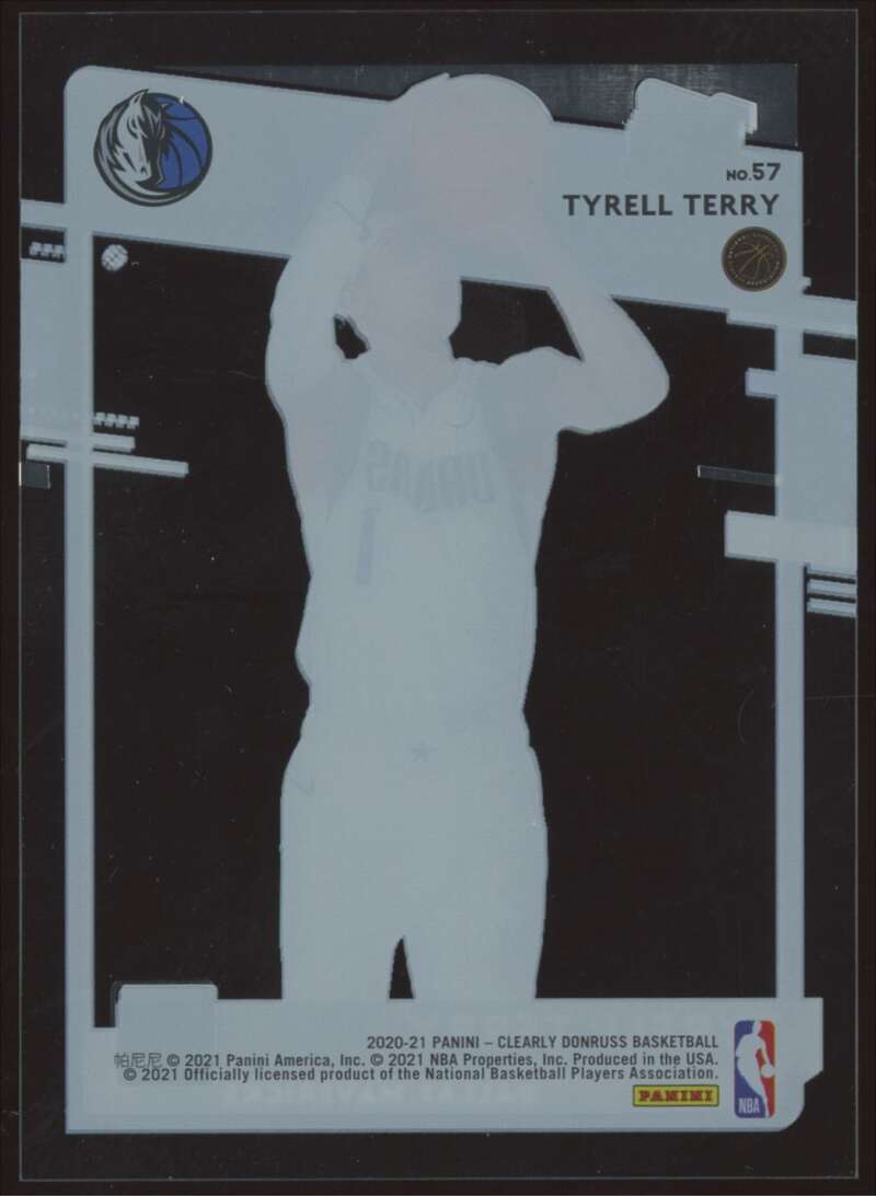 Load image into Gallery viewer, 2020-21 Clearly Donruss Tyrell Terry #57 Rookie RC Image 2
