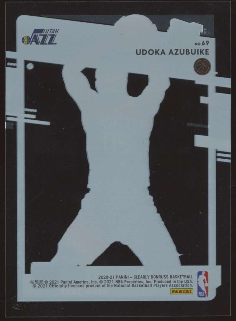 Load image into Gallery viewer, 2020-21 Clearly Donruss Udoka Azubuike #69 Rookie RC Image 2
